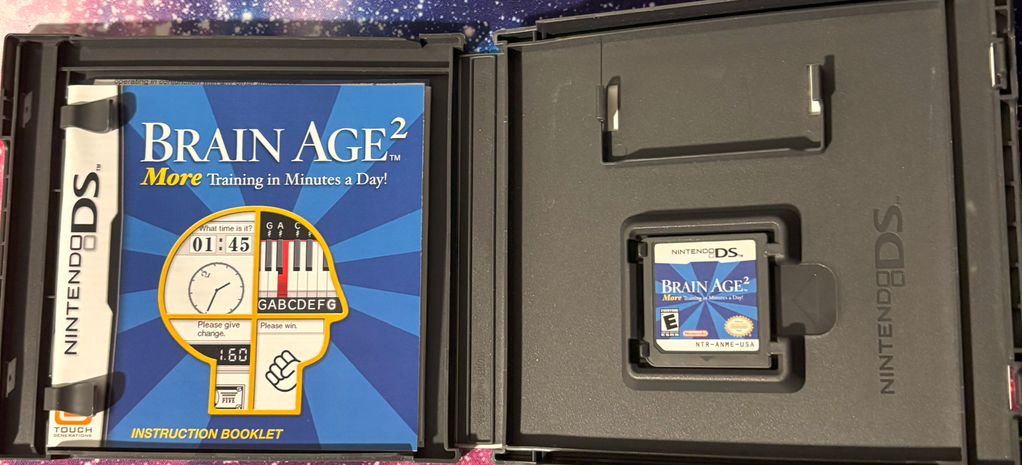 Brain Age 2 (with Box, Cover, and Manual)