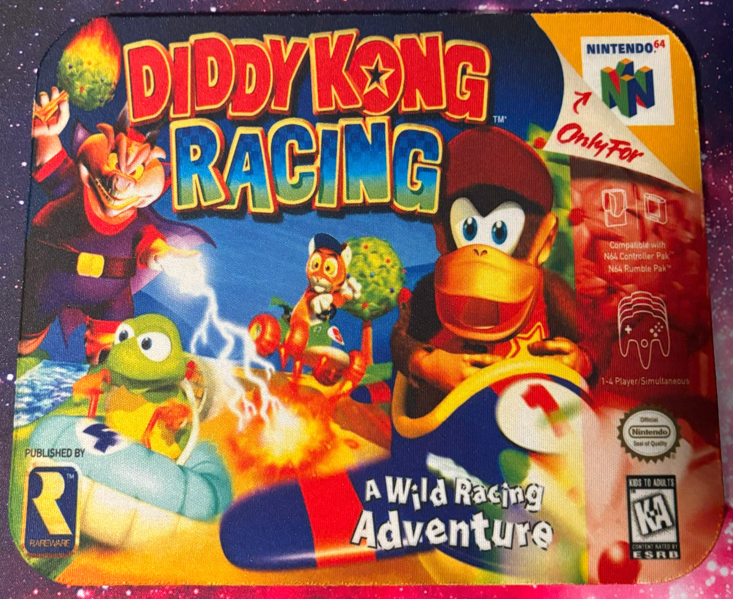 N64 Box Art Mousepad (Large)
