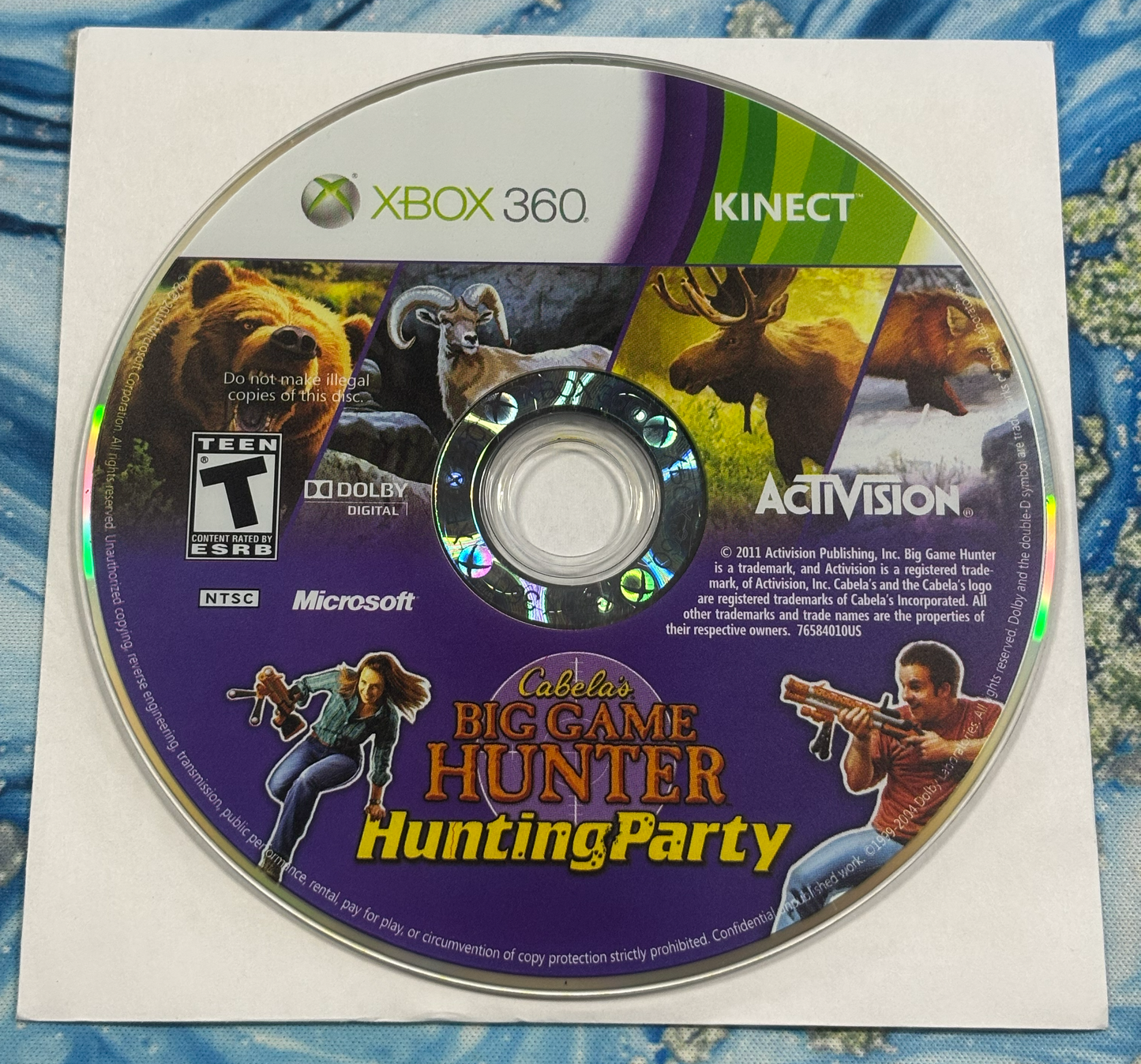 Kinect Cabela's Big Game Hunter Hunting Party