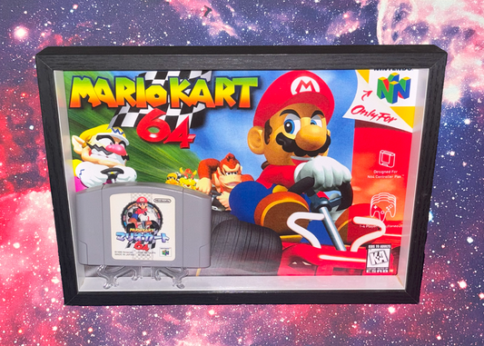 Mario Kart 64 Shadowbox Art Piece Bundle