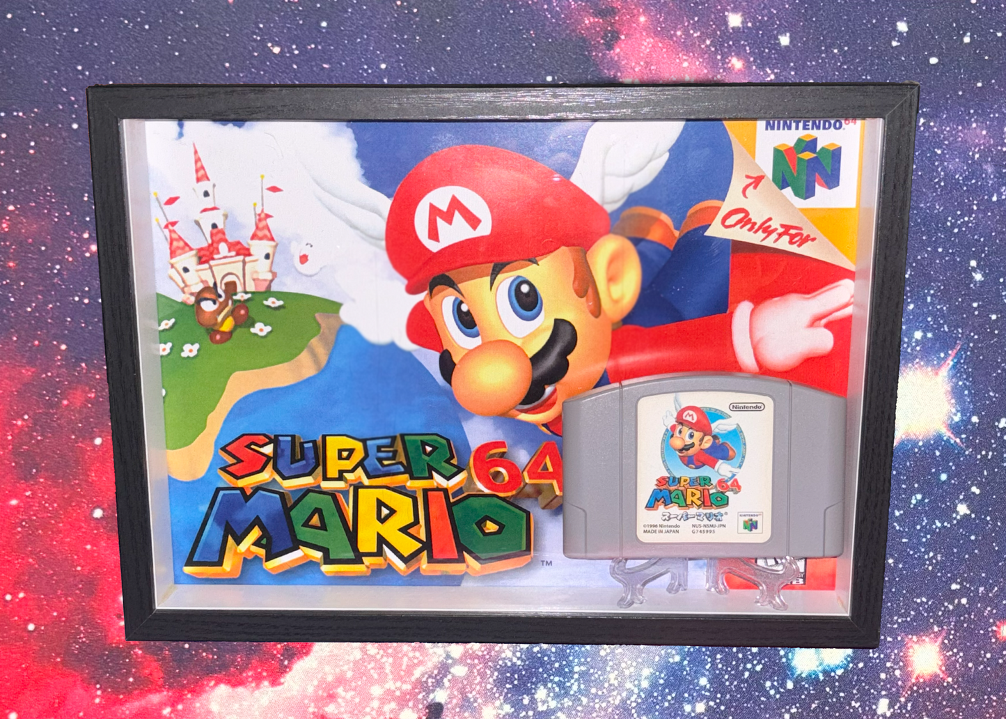 Super Mario 64 Shadowbox Art Piece Bundle
