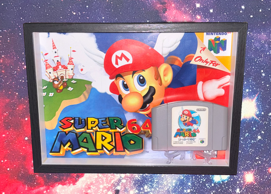Super Mario 64 Shadowbox Art Piece Bundle