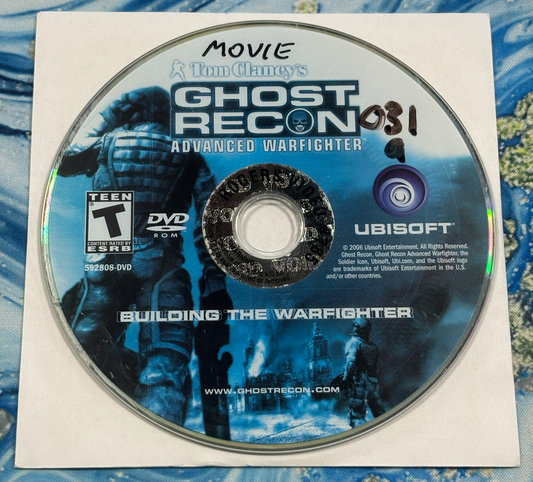 Tom Clancy's Ghost Recon Advanced Warfighter - Building The Warfighter