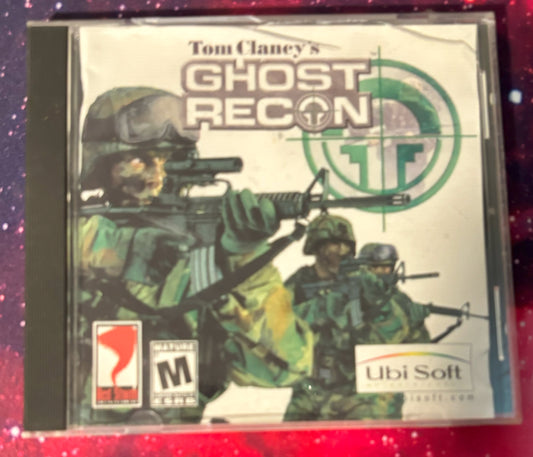 Tom Clancy's Ghost Recon game case with soldiers on the cover